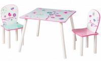 Dětský stůl s židlemi KVĚTINY