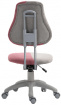 Rostoucí otočná židle RAIDON šedá/růžová