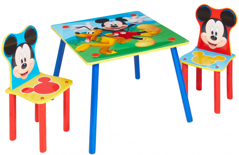 Dětský stůl s židlemi Mickey Mouse