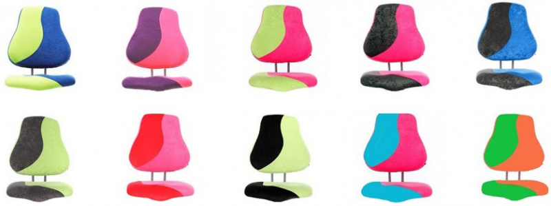 dětská židle FUXO S-line růžovo-zelená