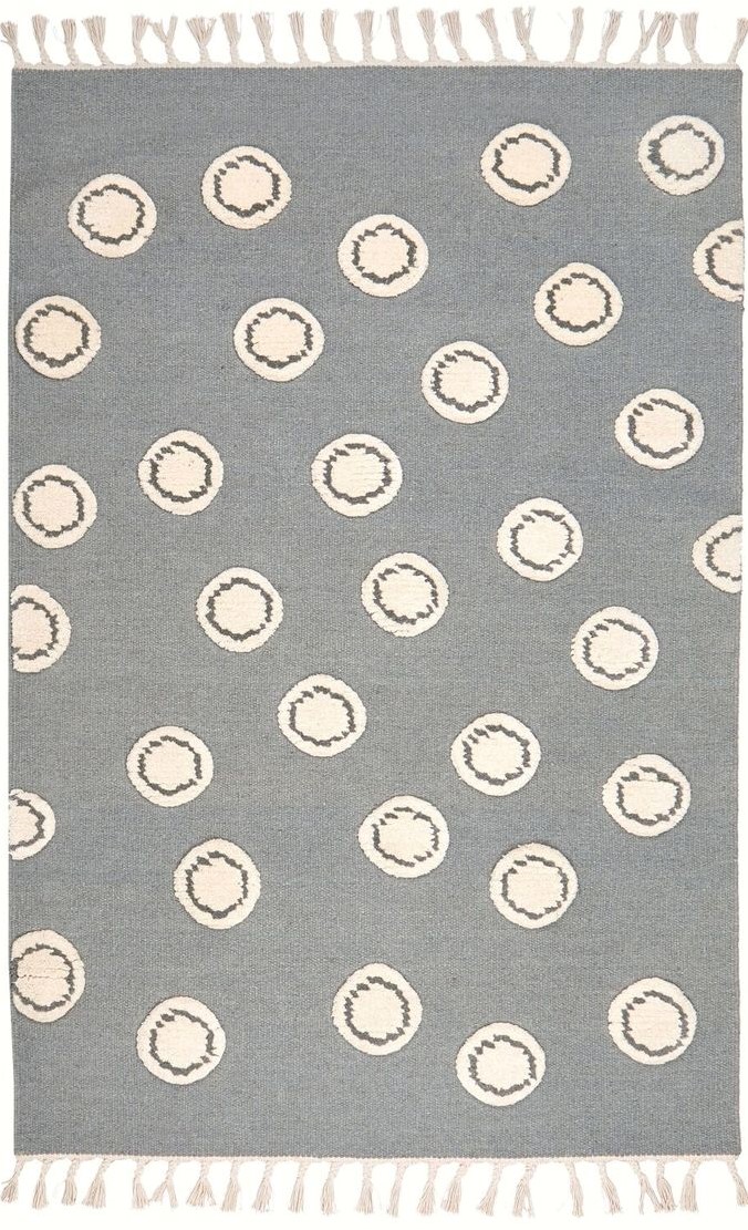 Dětský koberec Ring - šedý 160x230 cm_