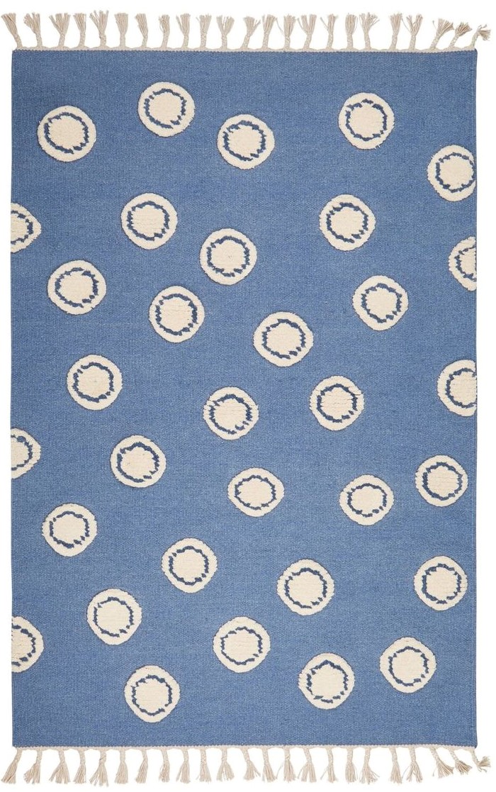 Dětský koberec Ring - modrý 120x180 cm