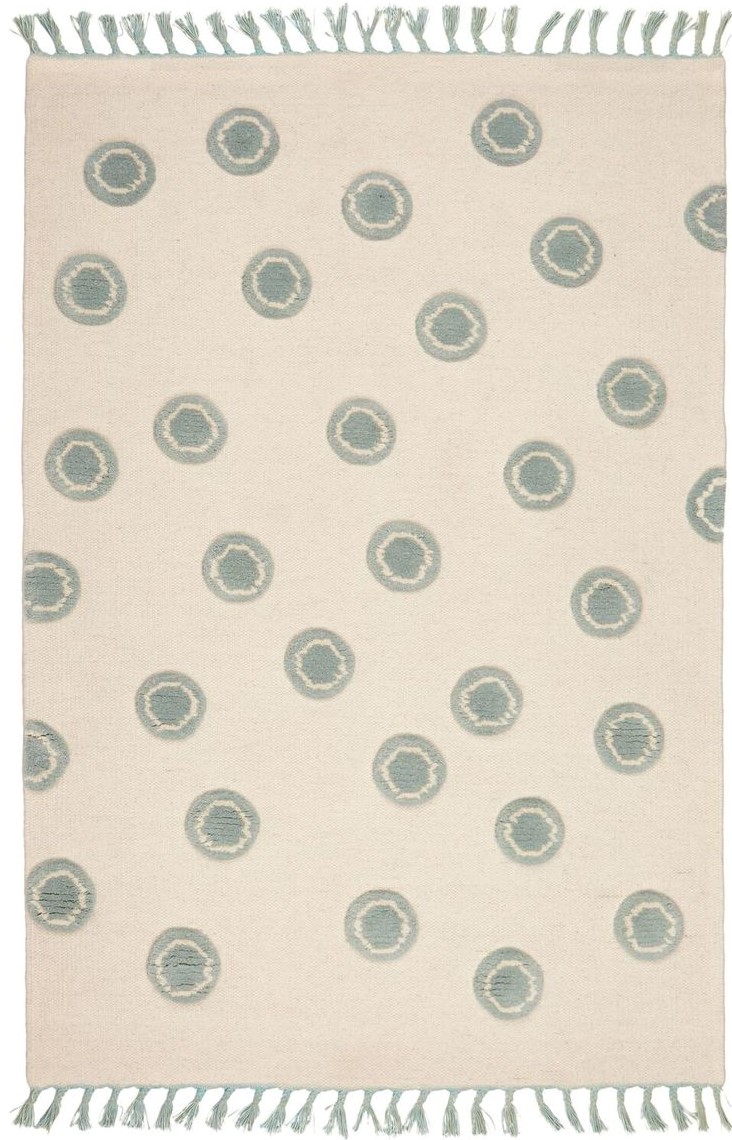 Dětský koberec Ring - krémovo-mátový 160x230 cm