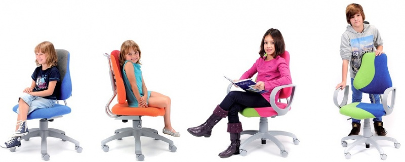 dětská rostoucí židle FUXO V-line modro-šedá