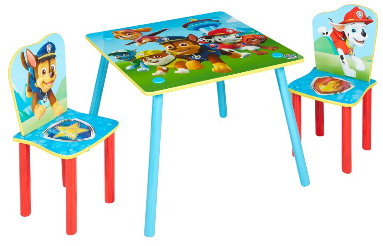 Dětský stůl s židlemi TLAPKOVÁ PATROLA