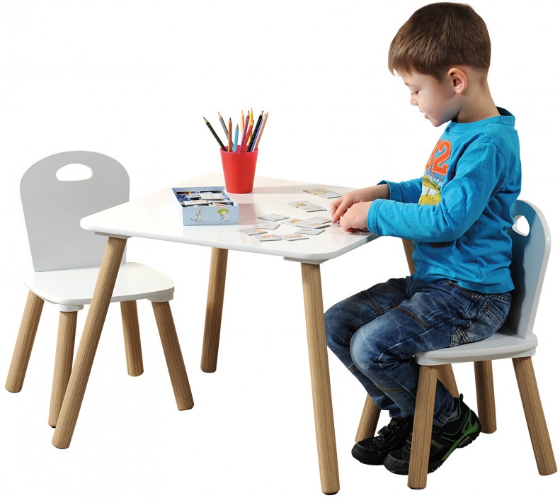 Dětský stůl s židlemi SCANDI