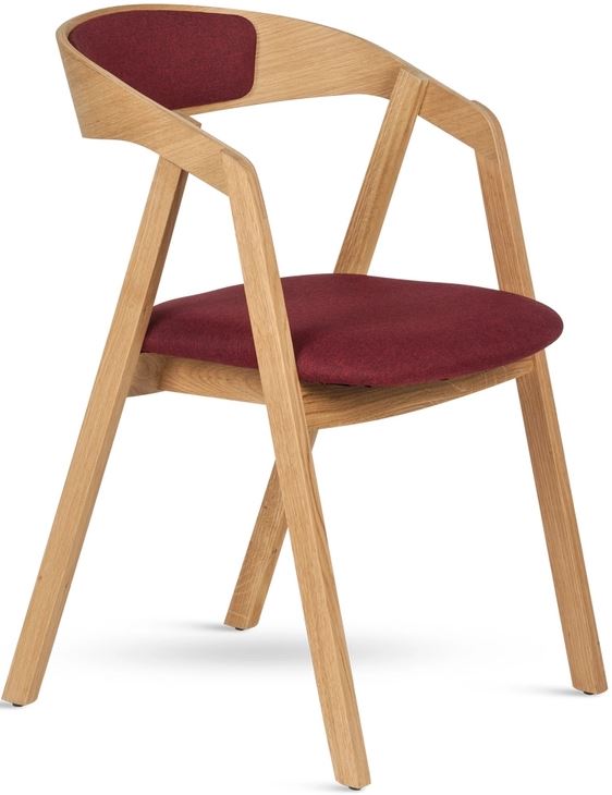 Jídelní židle GURU /2 dub masiv látka