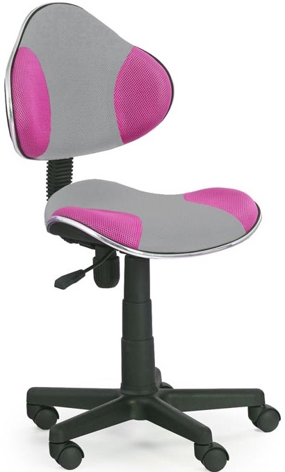 dětská židle FLASH 2 šedo-růžová
