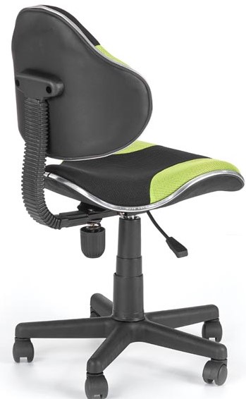 dětská židle FLASH černo-zelená