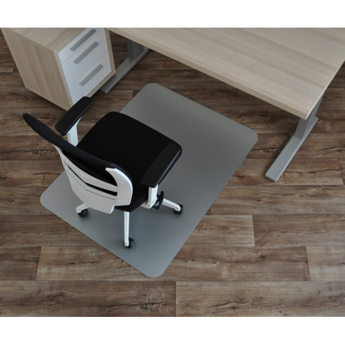 barevná podložka (120x90) pod židle SMARTMATT 5090 PH-stříbrná