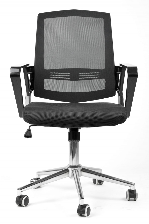 židle SUN, černé područky, černý opěrák, černý sedák, č. AOJ097 gallery main image