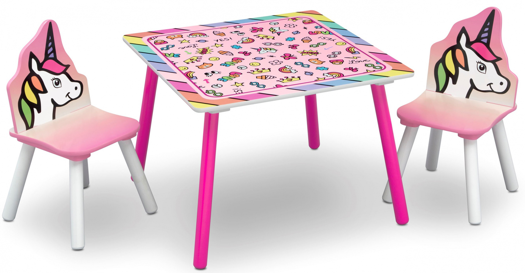 Dětský stůl s židlemi Jednorožec gallery main image