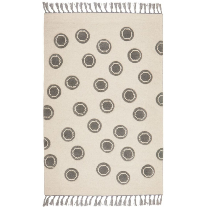 Dětský koberec Ring - krémovo-šedý 120x180 cm