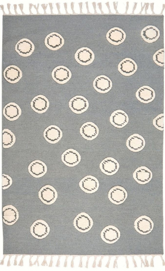 Dětský koberec Ring - šedý 120x180 cm gallery main image