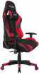 Herní židle MRacer koženka, černo-červená