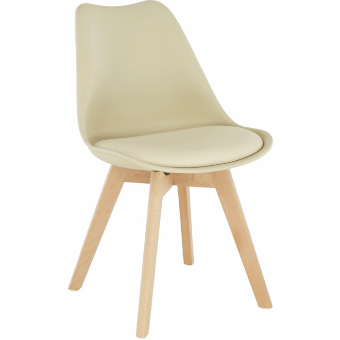 Jídelní židle BALI 2 NEW, cappucino vanilková/buk 