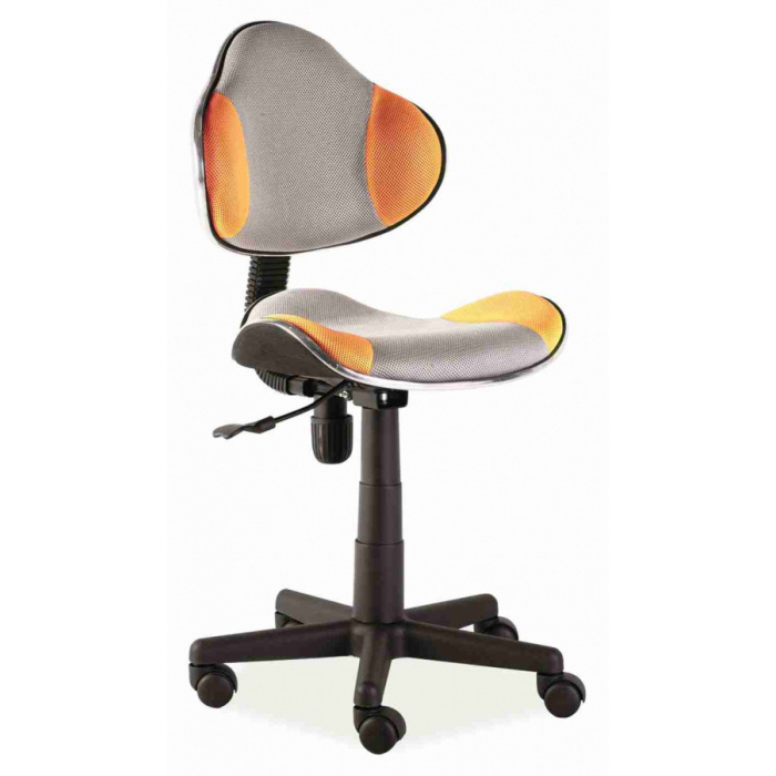 dětská židle Q-G2 šedo-oranžová