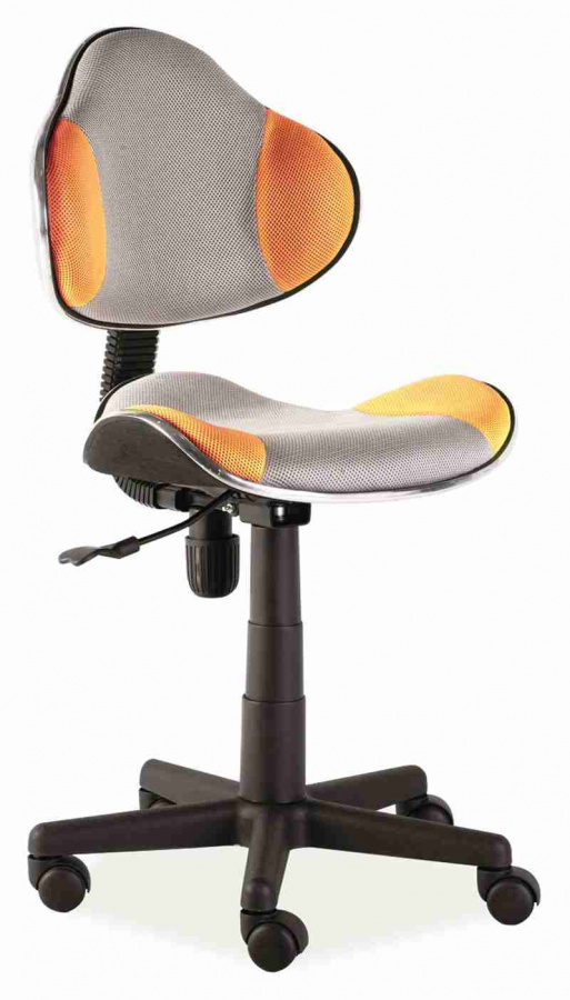 dětská židle Q-G2 šedo-oranžová gallery main image