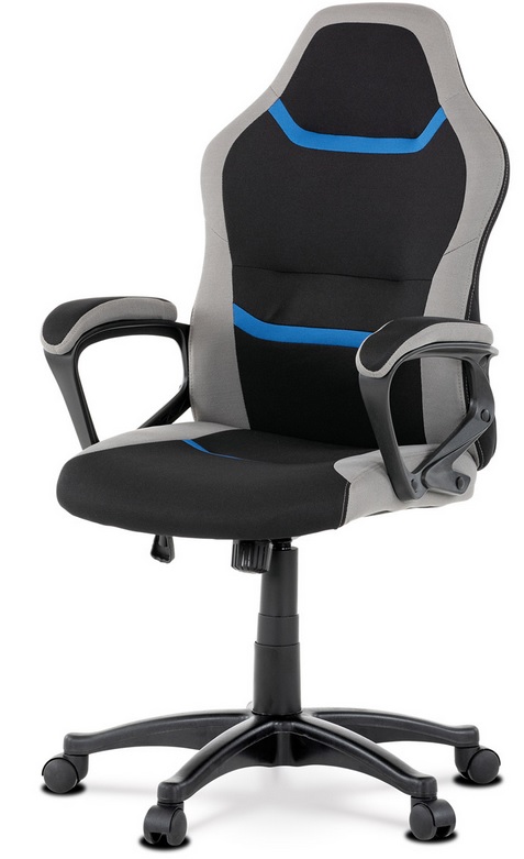 kancelářská židle KA-L611 BLUE modrá gallery main image