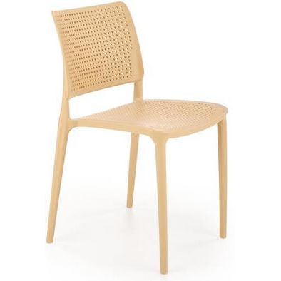 Plastová židle K514 žlutá